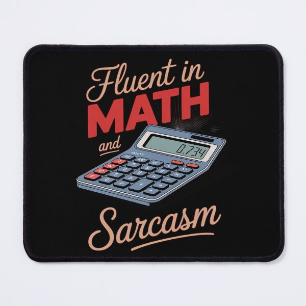 Item preview, Fluent in Math and Sarcasm Teacher Back to School designed and sold by joyouartArt.