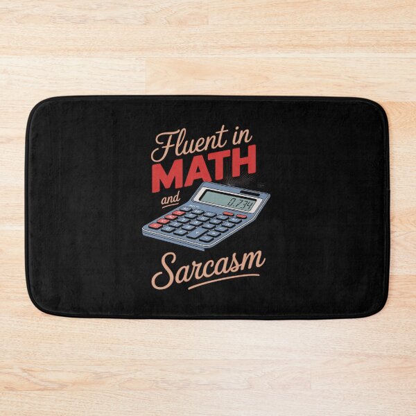 Item preview, Fluent in Math and Sarcasm Teacher Back to School  designed and sold by joyouartArt.