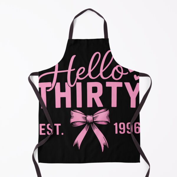 Item preview, Hello Thirty Est 1996 Coquette Bow 30th Birthday designed and sold by tiekanamac.