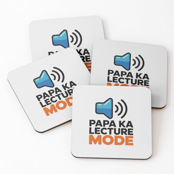 Item preview, Papa Ka Lecture Mode – Funny Desi Dad Quote  designed and sold by Swati Art Shop.
