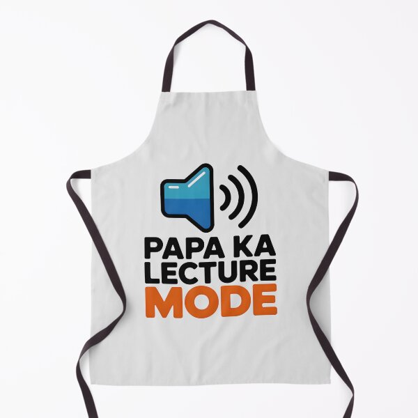 Item preview, Papa Ka Lecture Mode – Funny Desi Dad Quote designed and sold by Swati Art Shop.