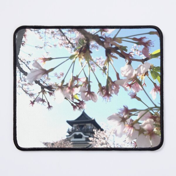 Item preview, The castle of Nagoya in spring with cherry blossom designed and sold by allyouwantb1.