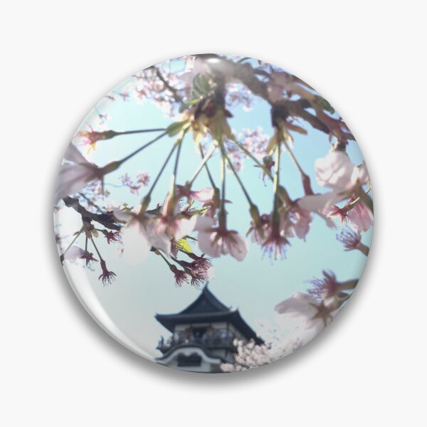 Item preview, The castle of Nagoya in spring with cherry blossom designed and sold by allyouwantb1.