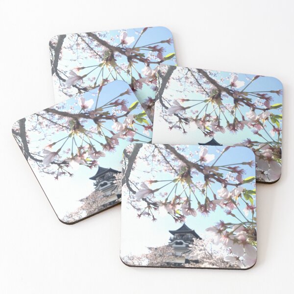 Item preview, The castle of Nagoya in spring with cherry blossom designed and sold by allyouwantb1.