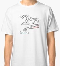 Zwei Schuss Wodka Classic T-Shirt