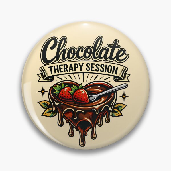 Item preview, Chocolate Therapy Session Funny Foodie designed and sold by DemureArtsy.