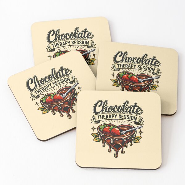 Item preview, Chocolate Therapy Session Funny Foodie designed and sold by DemureArtsy.