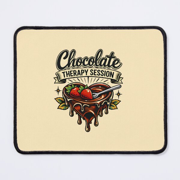 Item preview, Chocolate Therapy Session Funny Foodie designed and sold by DemureArtsy.