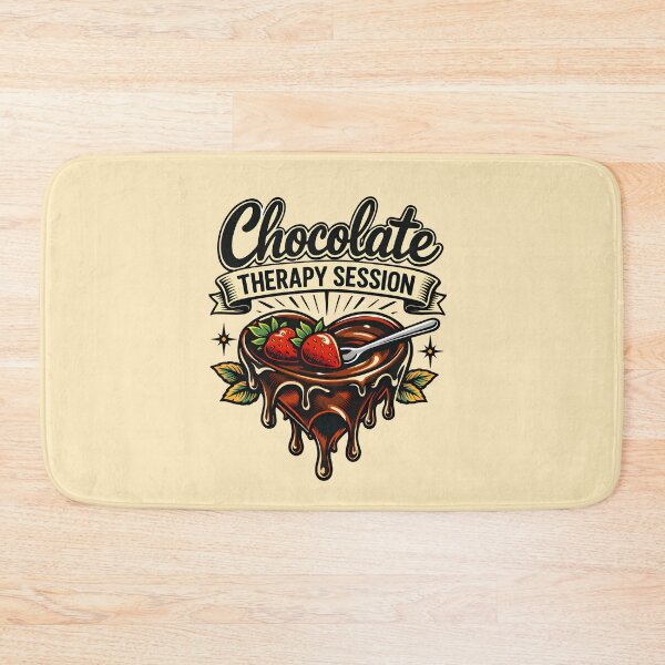 Item preview, Chocolate Therapy Session Funny Foodie designed and sold by DemureArtsy.