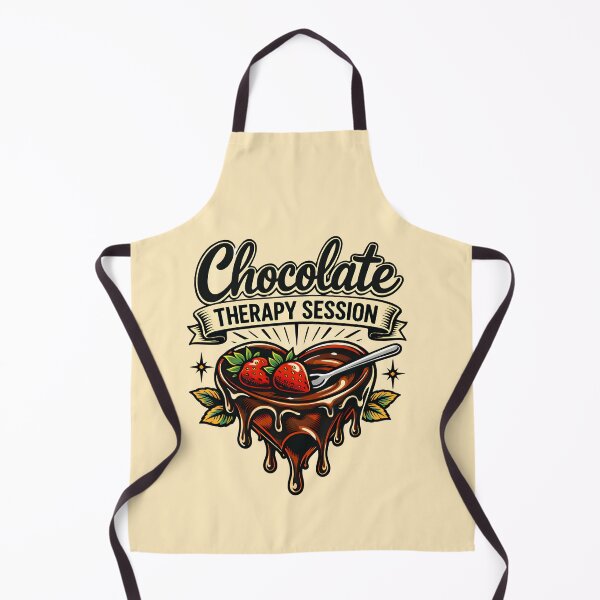 Item preview, Chocolate Therapy Session Funny Foodie designed and sold by DemureArtsy.