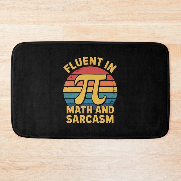Item preview, Fluent in Math and Sarcasm Teacher Back to School designed and sold by joyouartArt.