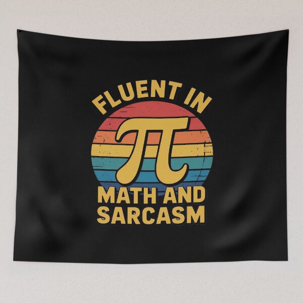 Item preview, Fluent in Math and Sarcasm Teacher Back to School designed and sold by joyouartArt.
