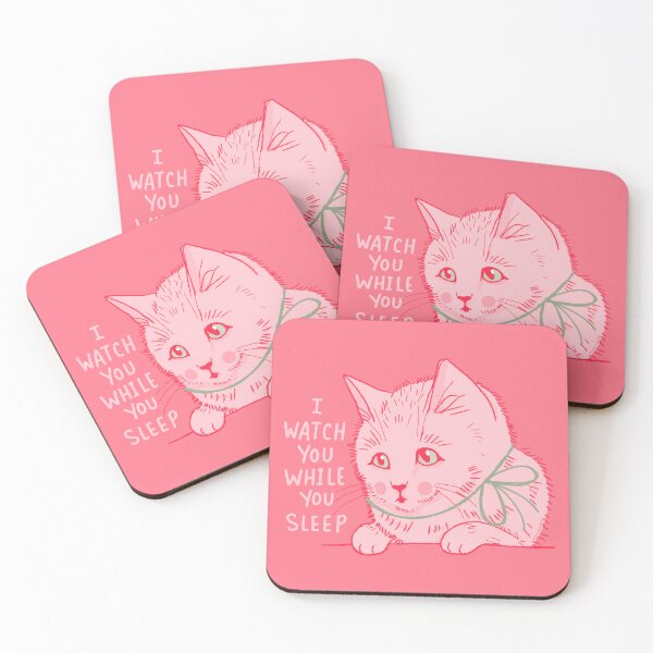 Item preview, Kitty Watches You Sleep designed and sold by KilkennyCat Art.