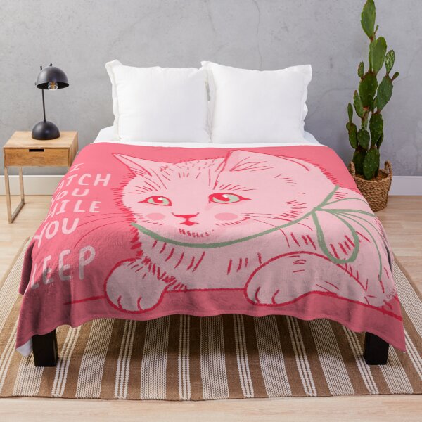 Item preview, Kitty Watches You Sleep designed and sold by KilkennyCat Art.