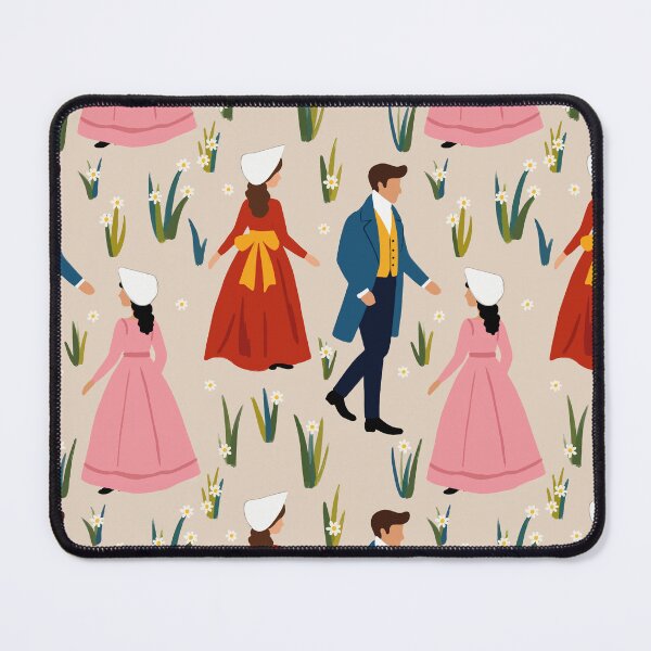Item preview, Regency Era Seamless Pattern Vintage Jane Austen Style Historical Romance designed and sold by FRH Design ⭐⭐⭐⭐⭐.
