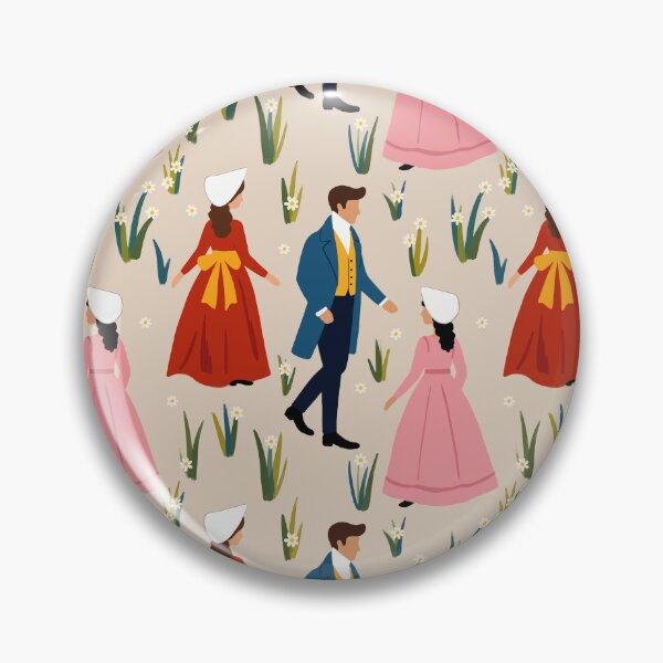 Item preview, Regency Era Seamless Pattern Vintage Jane Austen Style Historical Romance designed and sold by FRH Design ⭐⭐⭐⭐⭐.