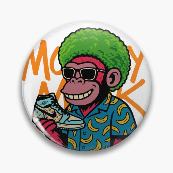 Item preview, MONKEY MARK – Sneaker Ape Mosaic Style AFLO designed and sold by DixTartare.