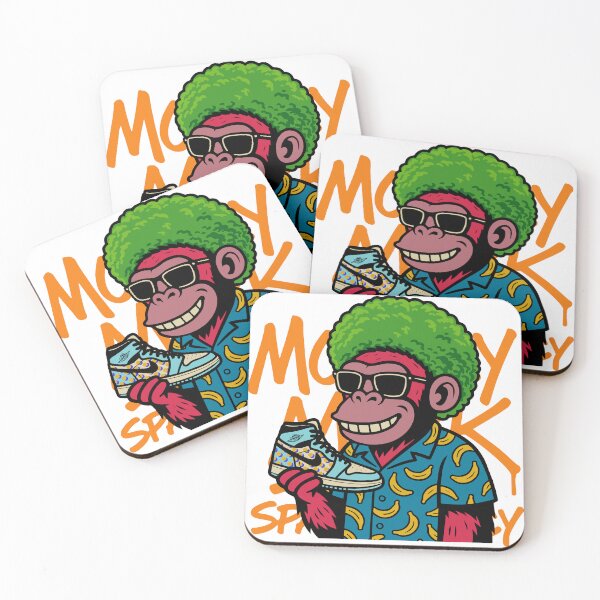 Item preview, MONKEY MARK – Sneaker Ape Mosaic Style AFLO designed and sold by DixTartare.