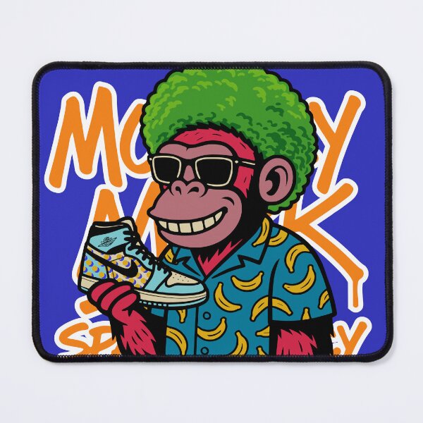 Item preview, MONKEY MARK – Sneaker Ape Mosaic Style AFLO designed and sold by DixTartare.