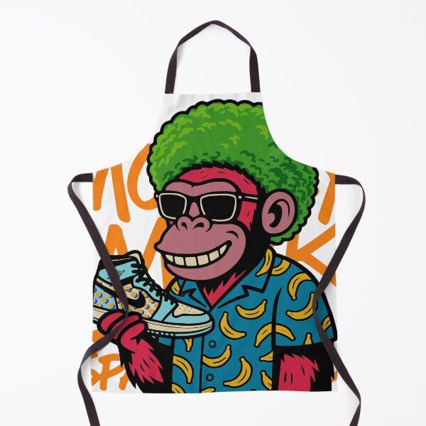 Item preview, MONKEY MARK – Sneaker Ape Mosaic Style AFLO designed and sold by DixTartare.
