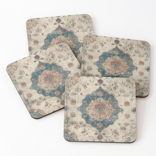 Item preview, Worn Textile Texture Carpet Old World Charm Pattern designed and sold by GrinGalore.