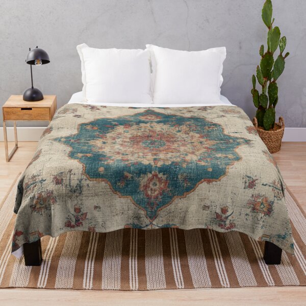 Item preview, Worn Textile Texture Carpet Old World Charm Pattern designed and sold by GrinGalore.