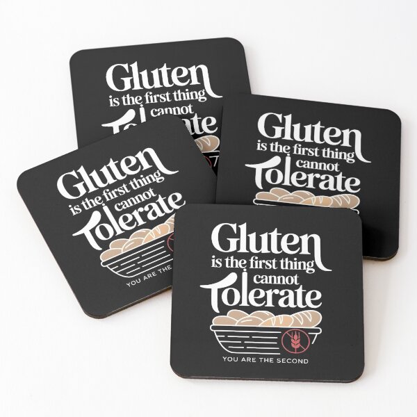 Item preview, Gluten is The First Thing I Cannot Tolerate - This funny design is for people living gluten-free who express their food boundaries with humor, confidence, and bold personality. designed and sold by ZyziowskyArt.