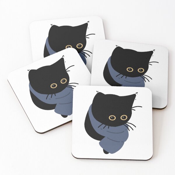 Aperçu de l'œuvre Tangie - Chaton noir à l'écharpe bleue, partie 2 créée et vendue par Springethereal.