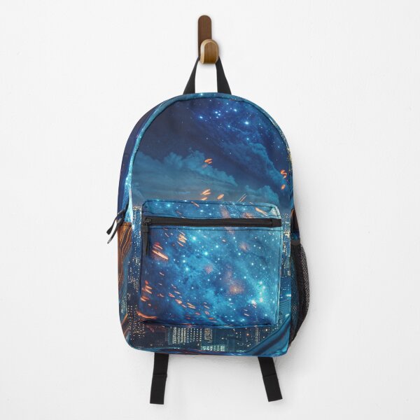Item preview, Skybridge — Cosmic City Corridor Artwork designed and sold by QuantumDrift.