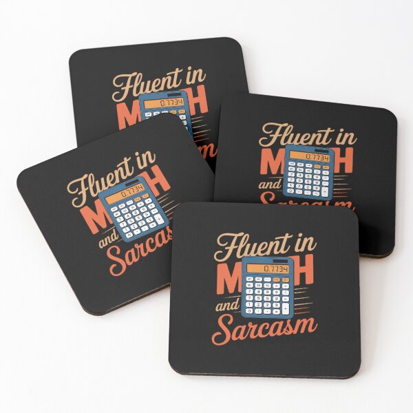Item preview, Fluent in Math and Sarcasm Teacher Back to School0 designed and sold by joyouartArt.