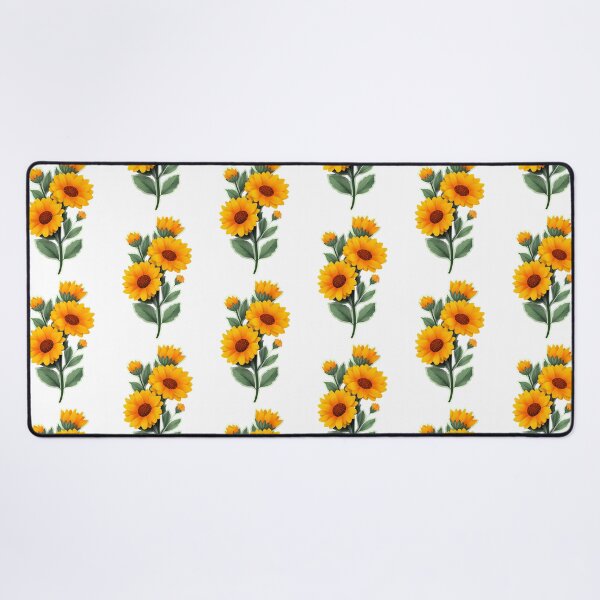 Item preview, Sunflower Botanical Bouquet in Warm Yellow and Green designed and sold by Yogabyadeola.