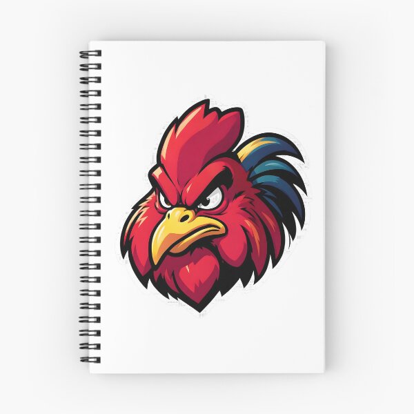 Item preview, Fierce Rooster Mascot Illustration – Bold Angry Chicken Head Design designed and sold by Kavya Art.