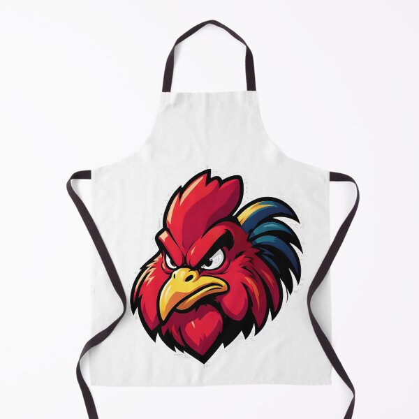 Item preview, Fierce Rooster Mascot Illustration – Bold Angry Chicken Head Design designed and sold by Kavya Art.