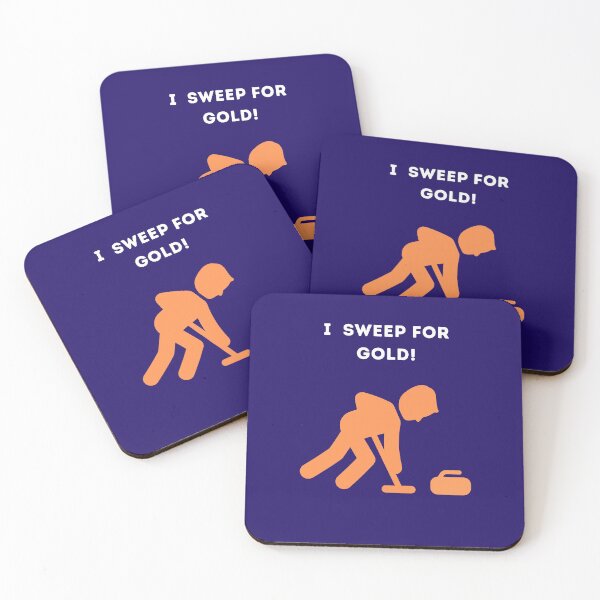 Item preview, Curling I Sweep For Gold, Gifts For Curling players and fans designed and sold by MalwasBasket.