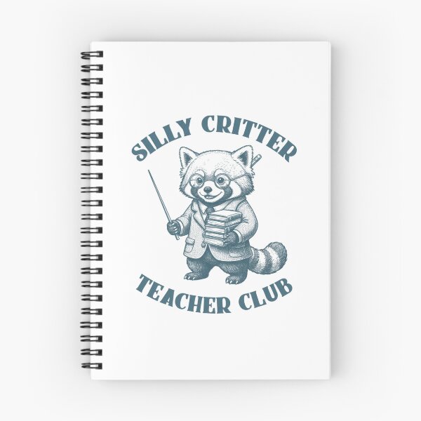 Item preview, Silly Critter Teacher Club Red Panda — Vintage Academic Animal Sketch Illustration designed and sold by Colorful-Garden.
