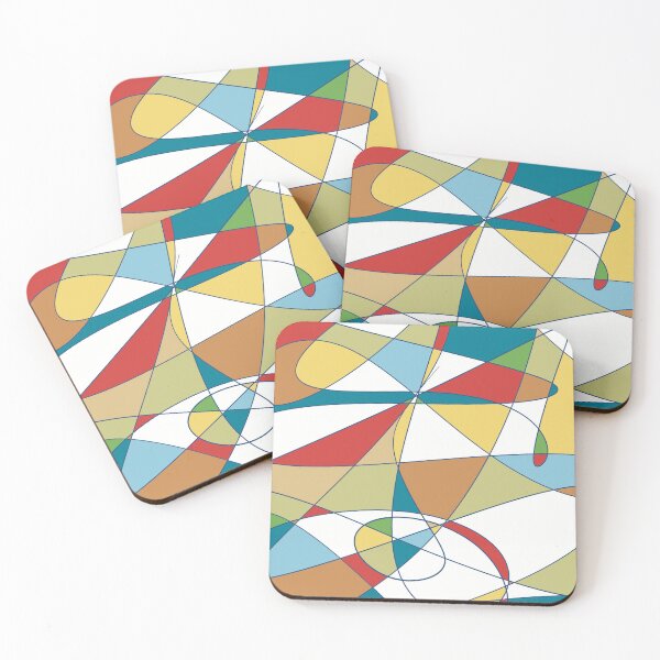 Item preview, Abstract Scribble Wall Art – Colourful Expressive Line Drawing No.803 designed and sold by iampaulmorris.