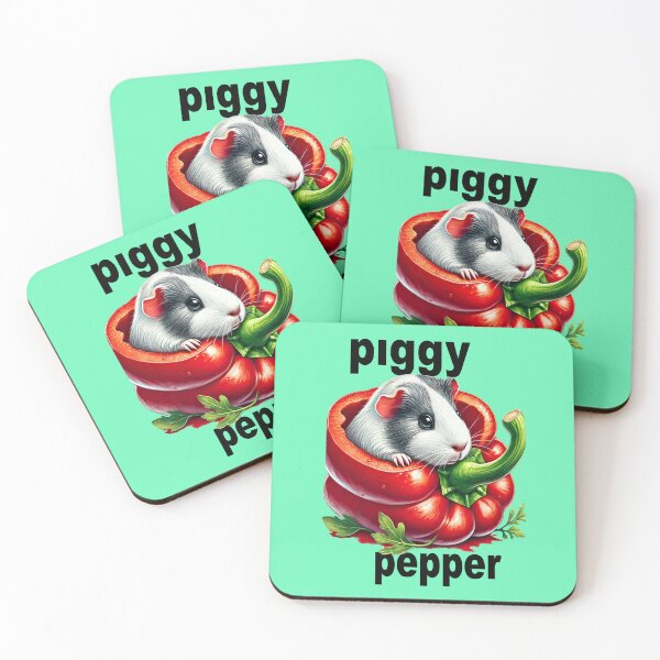 Item preview, cute guinea pig in a red pepper designed and sold by LoneAngel.