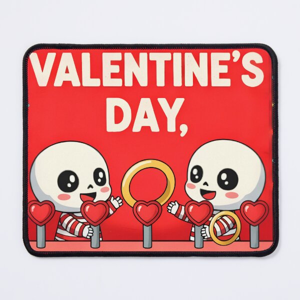 Item preview, Cute Skeleton Valentine Ring Toss Love Art designed and sold by Neer arts.