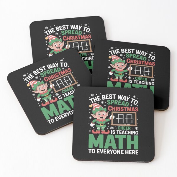 Item preview, The Best Way to Spread Christmas Cheer Is Teaching Math designed and sold by angolinnArt.