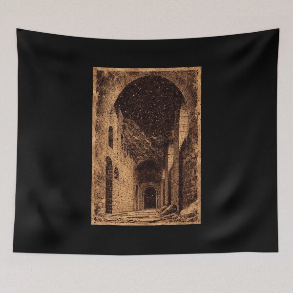 Item preview, Corridor Under Stars designed and sold by Dungeon-Shop.