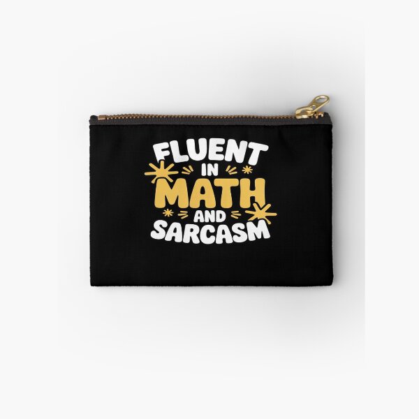 Item preview, Fluent in Math and Sarcasm Teacher designed and sold by joyouartArt.
