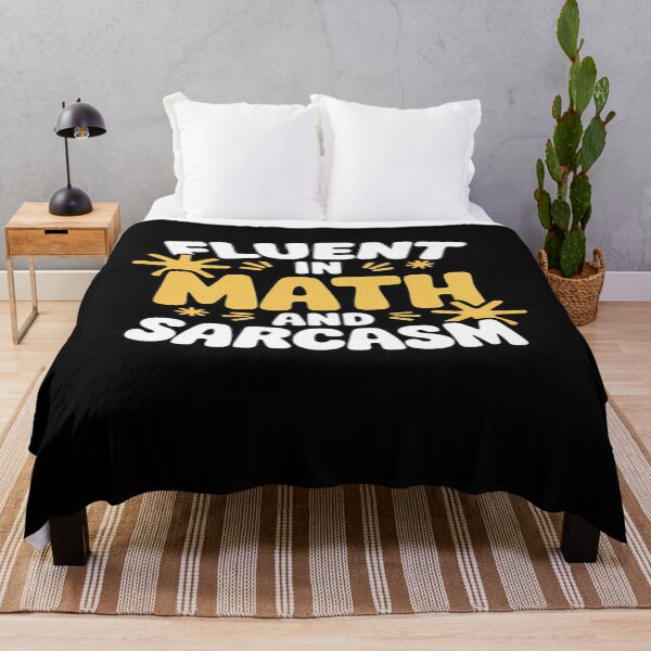 Item preview, Fluent in Math and Sarcasm Teacher designed and sold by joyouartArt.