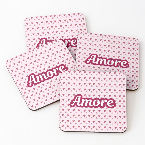 Item preview, Amore Love Typography Design – Valentine’s Day Gift for Couples & Friends designed and sold by Nanobloom.