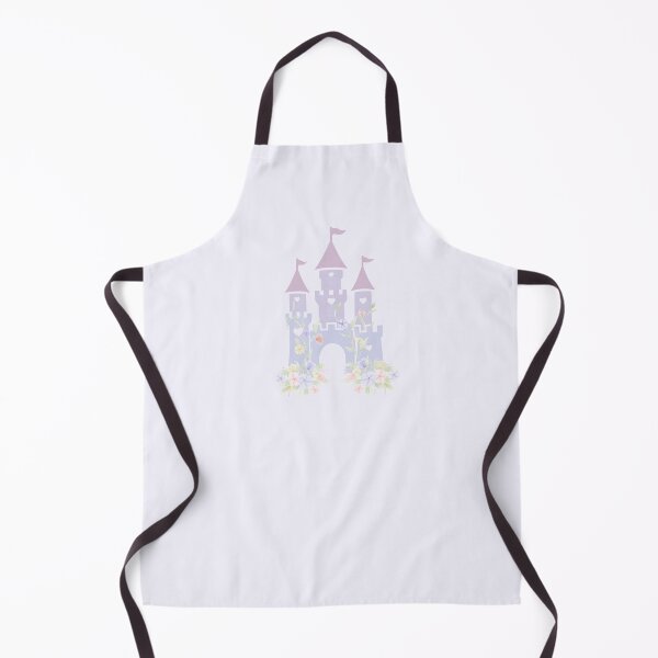 Item preview, Watercolor pastel flourish princess castle designed and sold by katasonovaart.