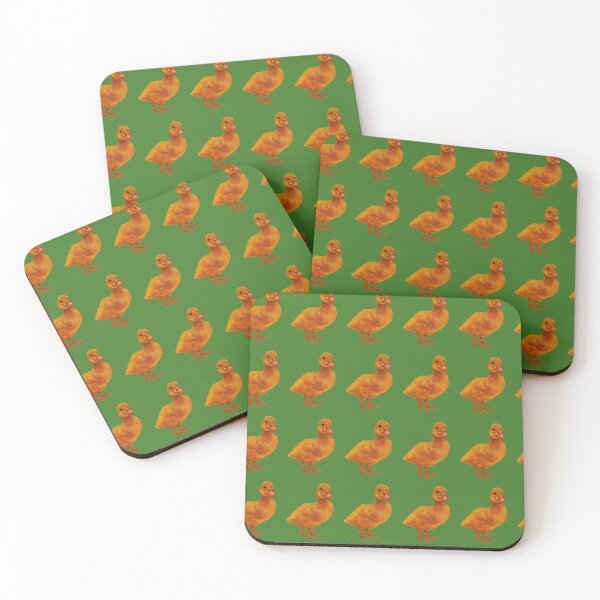 Item preview, Little duck on green background  designed and sold by happytraveller1.