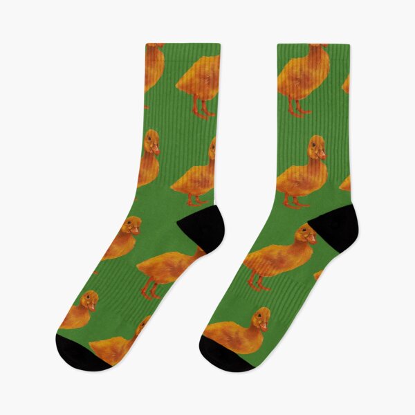 Item preview, Little duck on green background  designed and sold by happytraveller1.