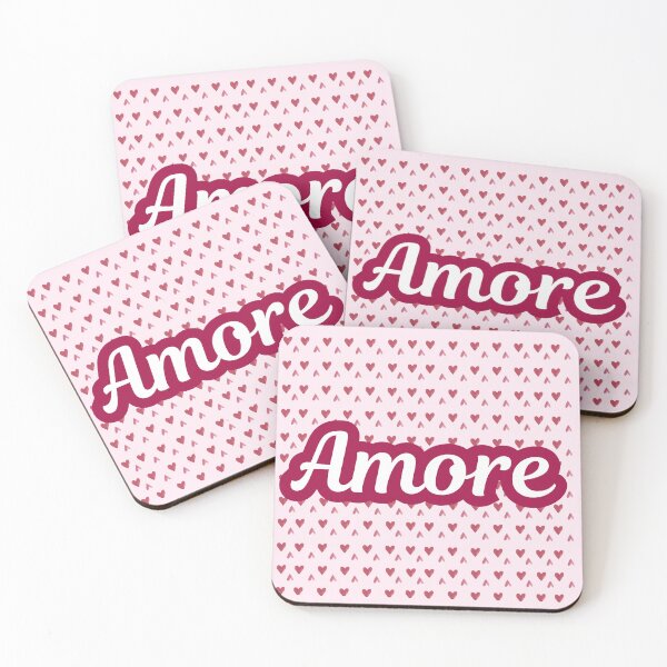Item preview, Amore Love Typography Design – Valentine’s Day Gift for Couples & Friends designed and sold by Nanobloom.