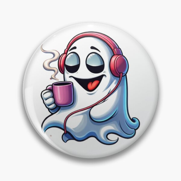 Item preview, Coffee Ghost Listening to Music designed and sold by the-dovlat.