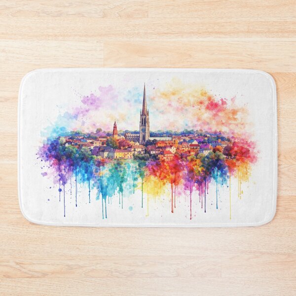 Item preview, Louth, Lincolnshire, Colour Splash Skyline designed and sold by Paul Thompson Photography.