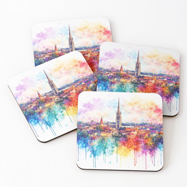 Item preview, Louth, Lincolnshire, Colour Splash Skyline designed and sold by Paul Thompson Photography.